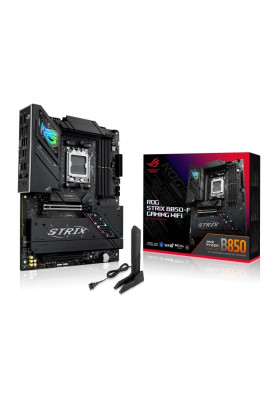 ASUS Материнcька плата ROG STRIX B850-F GAMING WIFI sAM5 B850 4xDDR5 M.2 HDMI DP USB BT ATX