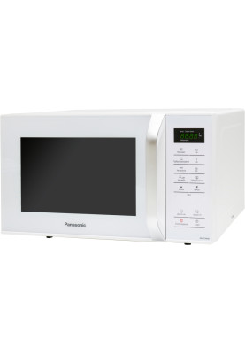 Panasonic Мікрохвильова піч, 25л, 800Вт, дисплей, відкрю ручкою, білий