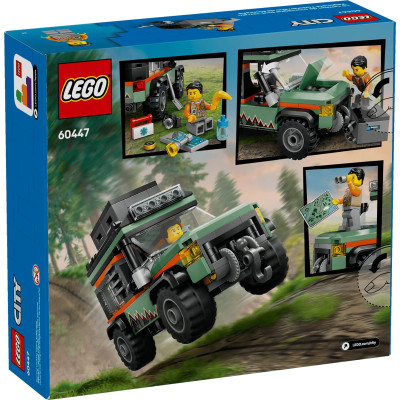 LEGO Конструктор LEGO City Позашляхова гірська вантажівка 4x4 LEGO Конструктор LEGO City Позашляхова гірська вантажівка 4x4
