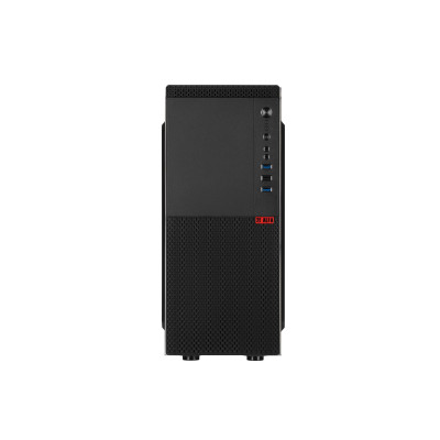 2E Корпус Alfa E130 без БЖ 2xUSB3.0, 1xUSB2.0, 1x80мм, VGA 320мм, ATX, чорний