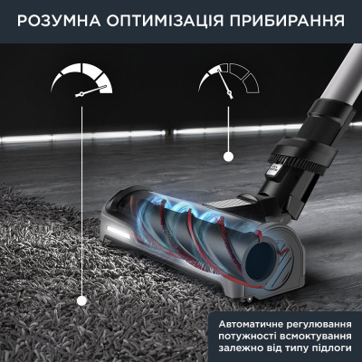 Rowenta Пилосос безпровідний X-Force Flex 14.60 Auto Animal, чорно-сірий