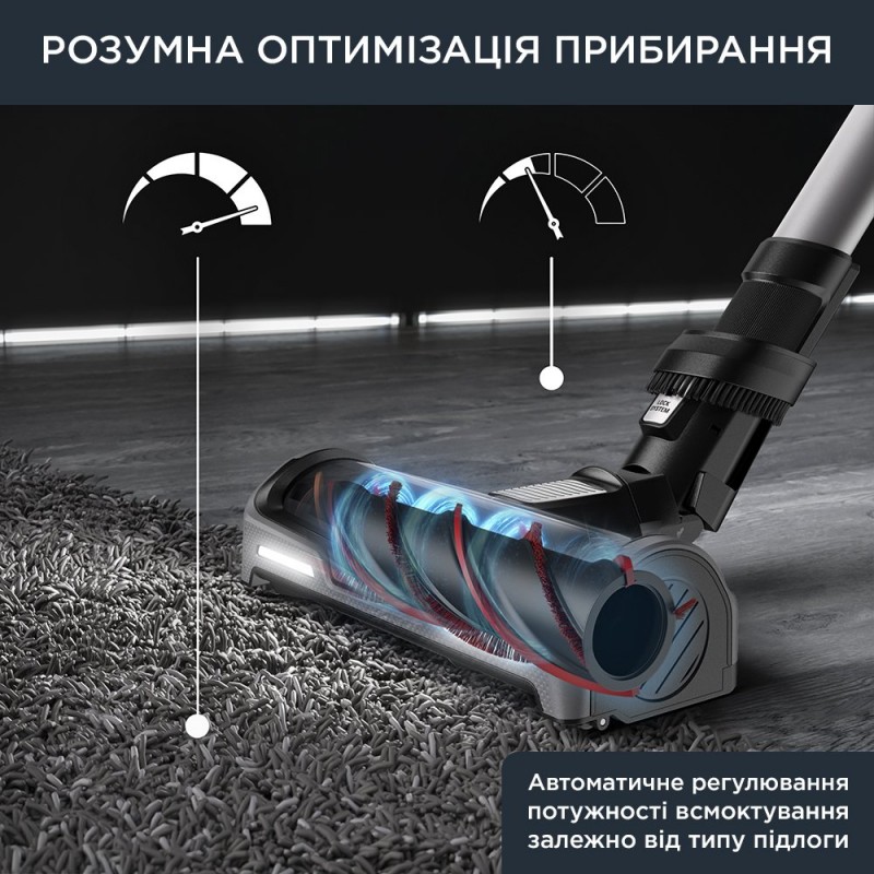 Rowenta Пилосос безпровідний X-Force Flex 14.60 Auto Animal, чорно-сірий