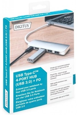 Digitus Хаб USB-C > 4xUSB-A/USB-C