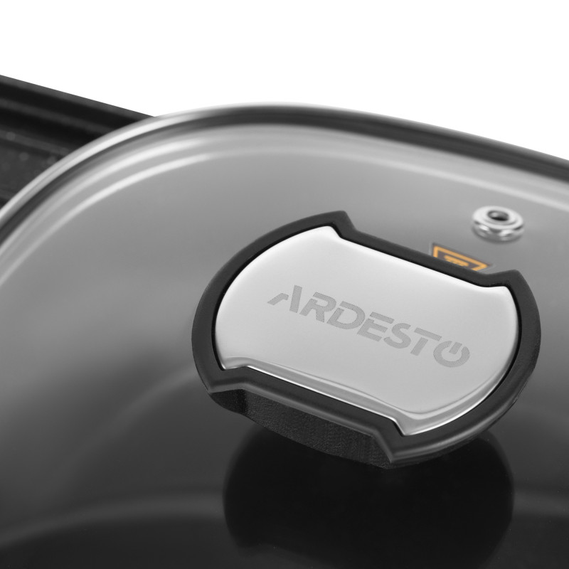 ARDESTO Гриль барбекю 2в1, 1500Вт, темп. режимів, пластик, чорний, метал