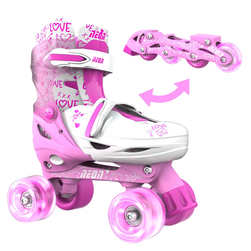 NEON Ролики COMBO SKATES Рожевий (Розмір 34-37)