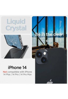 Spigen Чохол для Apple iPhone 14 Crystal Flex, Crystal Clear