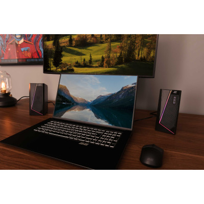 2E Акустична система PCS233 RGB, 2.0, USB, Black