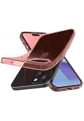 Spigen Чохол для Apple iPhone 15 Liquid Crystal Glitter, Rose Quartz