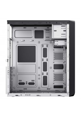 2E Корпус TeamX TMX01 з БЖ 2E ATX400W 2xUSB2.0 1x80мм VGA 310мм, ATX чорний