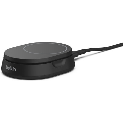 Belkin Зарядний пристрій бездротовий 15Вт Magnetic Stand Qi2, адаптер 20Вт USB-C, чорний