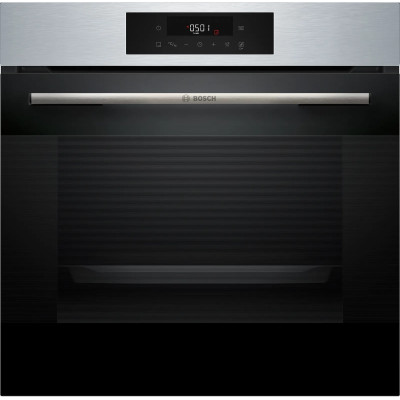 Bosch Духова шафа Bosch електрична, 76л, A, дисплей, конвекція, телескопічні направляючі (2 рівня), soft closing, нержавіюча сталь