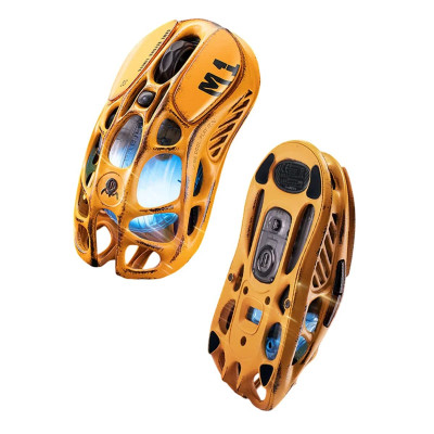 GravaStar Миша GravaStar Mercury M1 Pro, magnesium alloy body, BT/WL/USB-A, RGB, Battle-Worn Yellow GravaStar Миша GravaStar Mercury M1 Pro, magnesium alloy body, BT/WL/USB-A, RGB, Battle-Worn Yellow