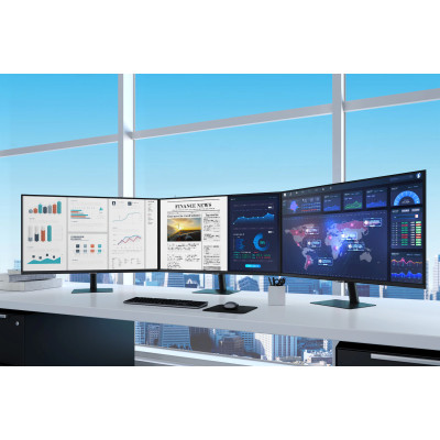 Samsung Монітор 32` S32A700NW HDMI, DP, VA, 3840x2160