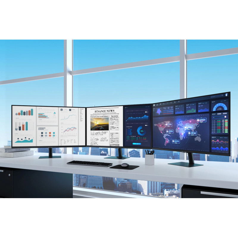 Samsung Монітор 32" S32A700NW HDMI, DP, VA, 3840x2160