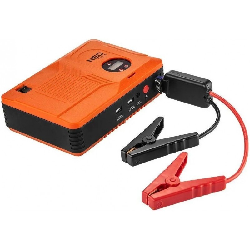 Neo Tools Пусковий пристрій Jump Starter Power Bank для автомобілів, 14000мАг