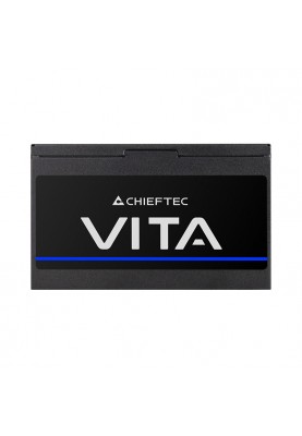 Chieftec Блок живлення Vita (850W), >85%, 80+ Bronze, 120мм, 1xMB 24pin(20+4), 2xCPU 8pin(4+4), 2xMolex, 6xSATA, 4xPCIe 8pin(6+2)