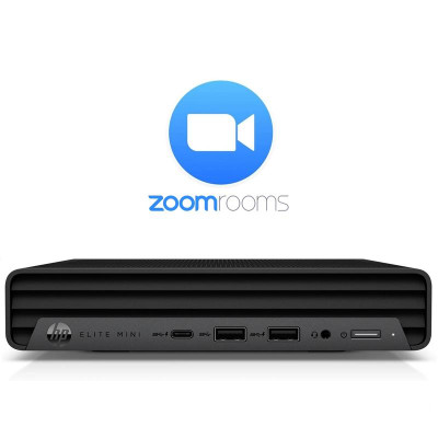 Poly Комп'ютер персональний неттоп Mini Conference G9 PC with Zoom Rooms, Intel i7-12700T, 16GB, F256GB, Wi-Fi 6E, BT 5.3, Win10IoT, чорний
