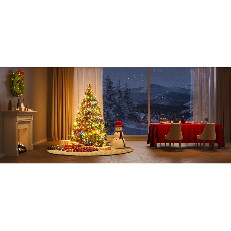 Govee Гірлянда Smart LED H80C4 Christmas String Lights 2, RGBWIC, 20м, кабель прозорий