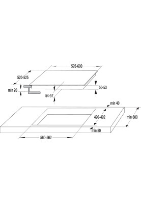 Gorenje Комплект (духовка + поверхня склокераміка BO6737E02X-нерж + ECT41SC-чорна), 738881