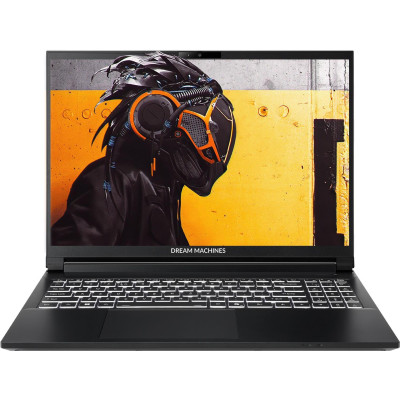 Dream Machines Ноутбук Dream Machines RT5050-15 15.3FHD+ IPS, AMD AI 9 HX 370, 32GB, F1TB, NVD5050-8, DOS, чорний