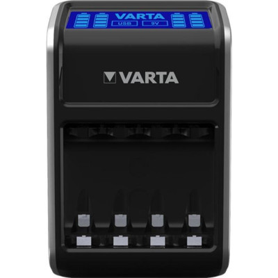VARTA Зарядний пристрій LCD PLUG CHARGER+4xAA 2100 mAh