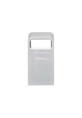Kingston Накопичувач 128GB USB 3.2 Gen1 DT Micro R200MB/s Metal