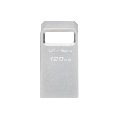 Kingston Накопичувач 128GB USB 3.2 Gen1 DT Micro R200MB/s Metal