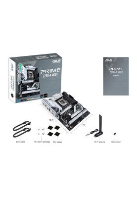 ASUS Материнcька плата PRIME Z790-A WIFI s1700 Z790 4xDDR5 M.2 HDMI DP Wi-Fi BT ATX білий