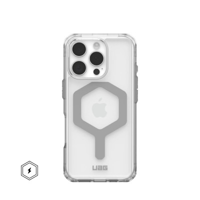 UAG Чохол для iPhone 16 Pro, Plyo Magsafe, Ice/Silver