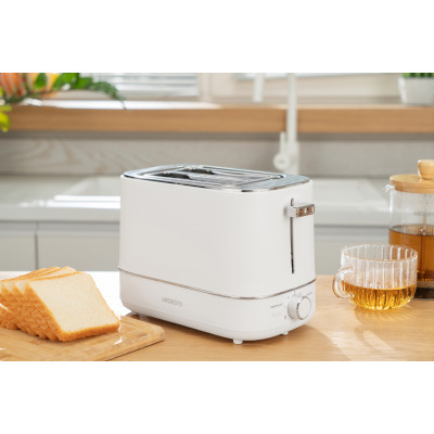 ARDESTO Тостер T-F420B, 800Вт, пластик, 2 слоти, білий ARDESTO Тостер T-F420B, 800Вт, пластик, 2 слоти, білий