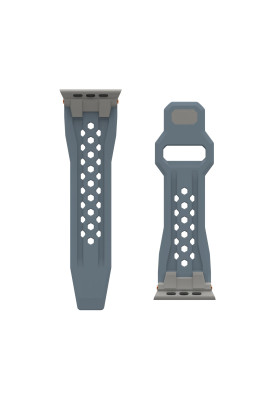 UAG Ремінець для Apple Watch Ultra 2/Ultra-49-45-44-42mm, Monarch, Cloud Blue/Titanium