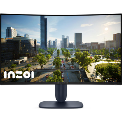Dell Монітор 31.5" AW3225DM 2xHDMI, DP, USB, VA, 2560x1440, 180Hz, 1ms, DCI-P3 959%, CURVED, FreeSync, HDR 400