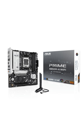 ASUS Материнська плата PRIME B850M-A WIFI sAM5 B850 4xDDR5 M.2 HDMI DP WiFi BT mATX