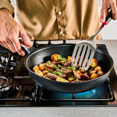 Tefal Сковорода Tefal Excellence Fusion, 24см, алюміній, нержавіюча сталь, бакеліт, чорний