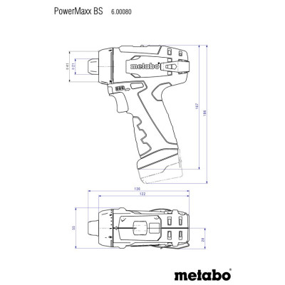 Metabo PowerMaxx BS Basic акумуляторний, 10,8 Вт
