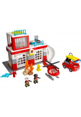 LEGO Конструктор DUPLO Пожежна частина та гвинтокрил
