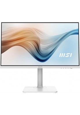 MSI Монітор 23.8" Modern MD2412PW HDMI, USB-C, MM, IPS, 100Hz, 4ms, sRGB 114%, Pivot, білий