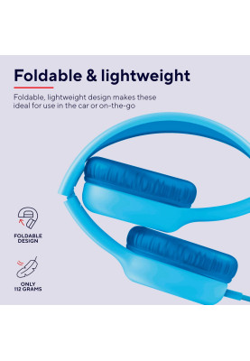 Trust Навушники Nouna Headphones mini-jack, Mic, Синій