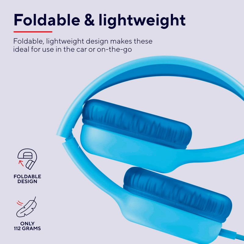 Trust Навушники Nouna Headphones mini-jack, Mic, Синій