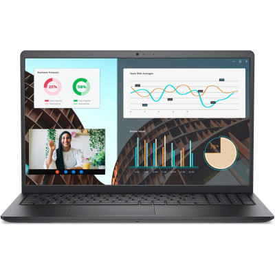Dell Ноутбук Vostro 3530 15.6" FHD AG, Intel i5-1334U, 16GB, F512GB, UMA, Win11P, чорний