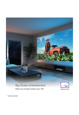Epson Проектор EF-22B FHD, 1000 lm, LASER, 1, Google TV, black