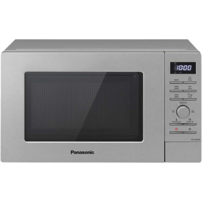 Panasonic Мікрохвильова піч Panasonic, 20л, електр.управл., 800Вт, дисплей,відкриття кнопкою, сріблястий (сірий)