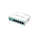 MikroTiK Маршрутизатор hEX 5xGE, 1xUSB, RouterOS L4