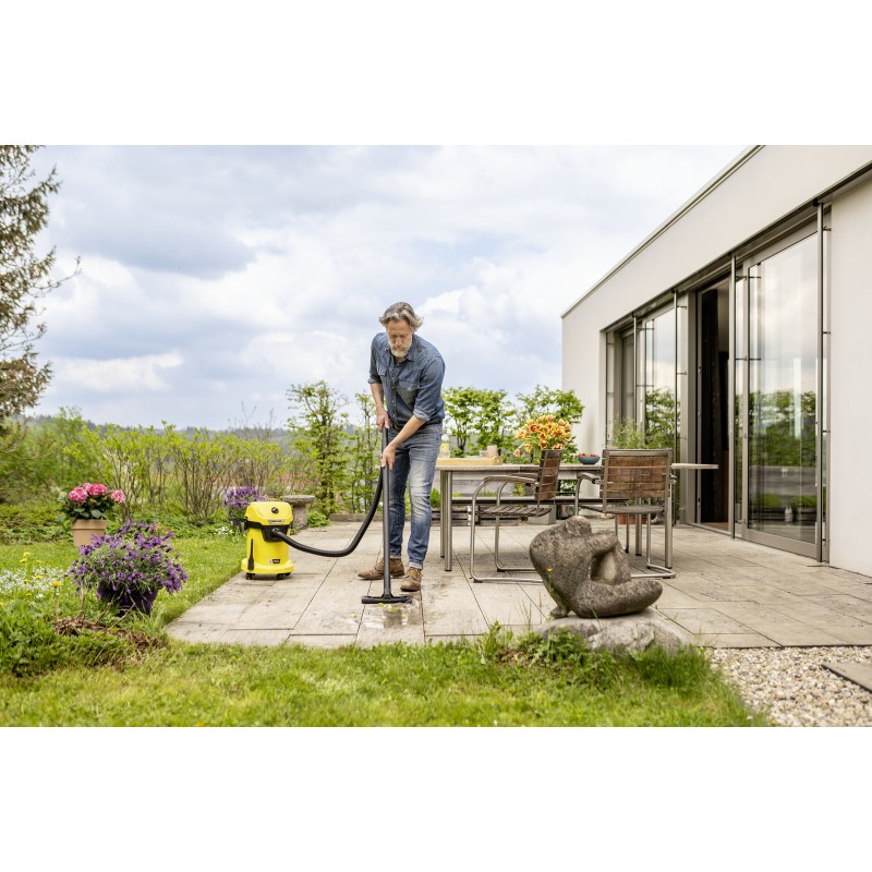 Karcher Пилосос WD 3-18 господарьский, акумуляторний, 17л, 18В, без АКБ и ЗП