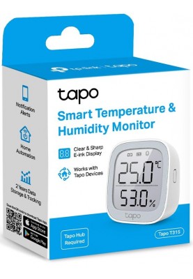 TP-Link Розумний монітор температури та вологості Tapo T315 868Mhz / 922MHz