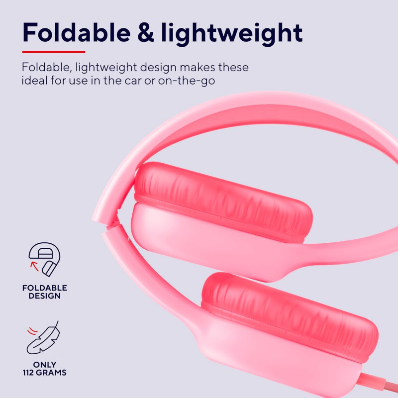 Trust Навушники Nouna Headphones mini-jack, Mic, Рожевий