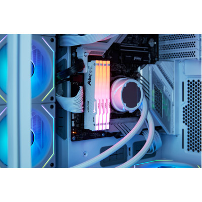 Kingston Пам'ять ПК DDR5 32GB 5200 FURY Beast Білий RGB XMP Kingston Пам'ять ПК DDR5 32GB 5200 FURY Beast Білий RGB XMP