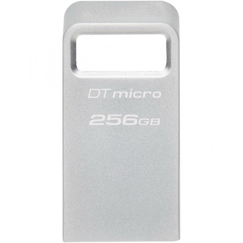 Kingston Накопичувач 256GB USB 3.2 Gen1 DT Micro R200MB/s Metal