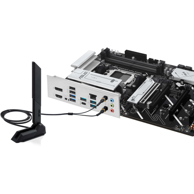 ASUS Материнcька плата B650E MAX GAMING WIFI sAM5 B650 4xDDR5 M.2 HDMI DP ATX