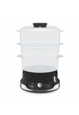 Tefal Пароварка Ultracompact, 800Вт, об'єм-9л, резервуар для води -1л, механічне керув., пластик, чорний